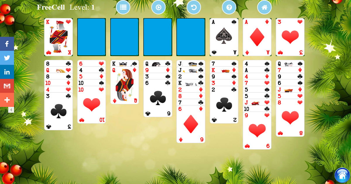 online card games freecell